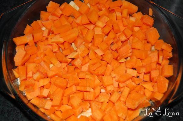 Pilaf dulce cu mere și dovleac - Pas 6