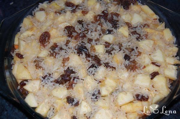 Pilaf dulce cu mere și dovleac - Pas 8