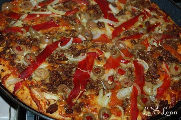 Pizza cu Za'tar si carne tocata - Pas 13
