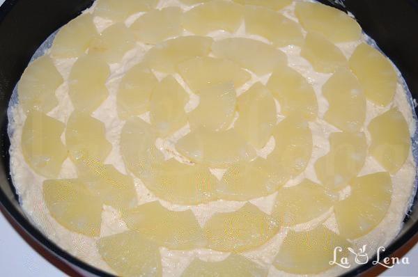 Prăjitură cu ananas și cremă de cocos - Pas 8