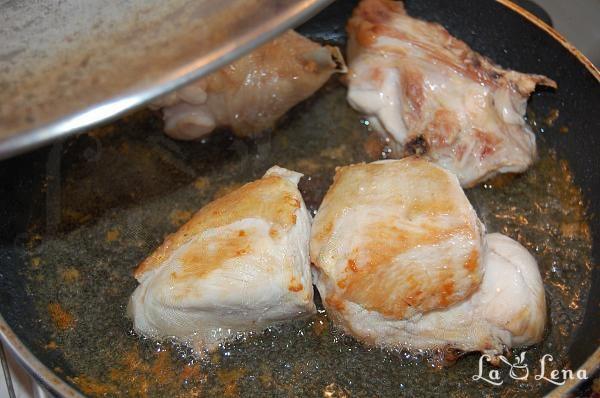Pui cu 40 de căței de usturoi (Poulet aux 40 gousses d'ail) - Pas 3