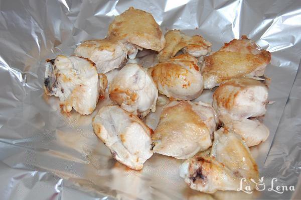 Pui cu 40 de căței de usturoi (Poulet aux 40 gousses d'ail) - Pas 9