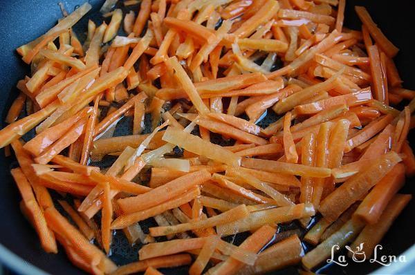 Salată caldă cu ficăței și legume - Pas 1