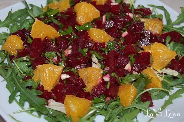 Salata italiana cu sfecla rosie si portocale - Pas 6