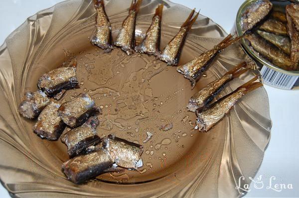 Salată "Peștii în lac" - Pas 6