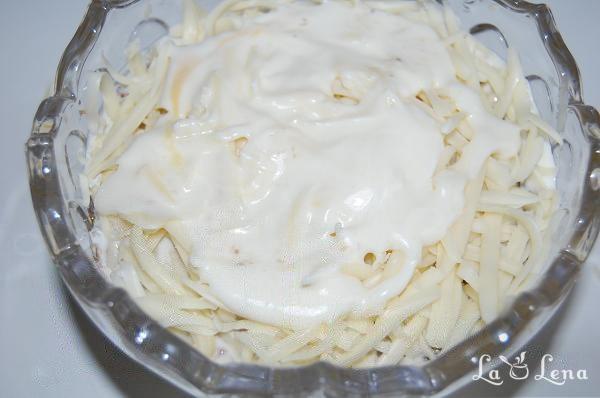 Salată "Peștii în lac" - Pas 9