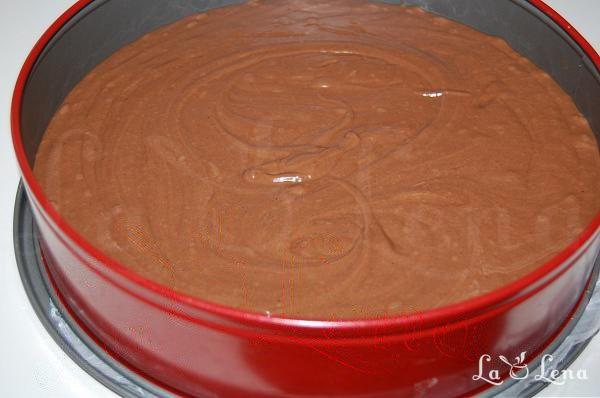 Tort cu ciocolata si budinca de vanilie (de post) - Pas 5