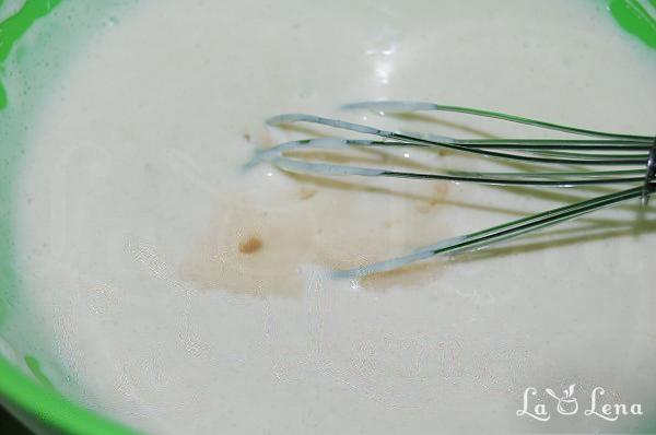 Tort cu crema de piersici, de post - Pas 4