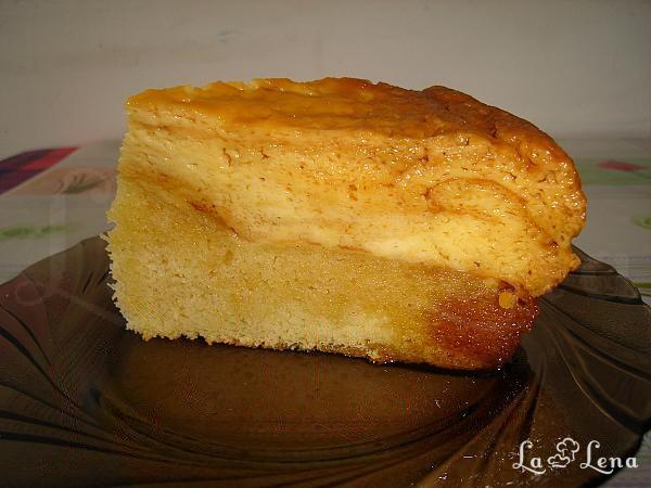 Tort  de crema de zahar ars