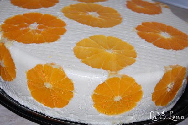 Tort Diplomat cu portocale - Pas 13